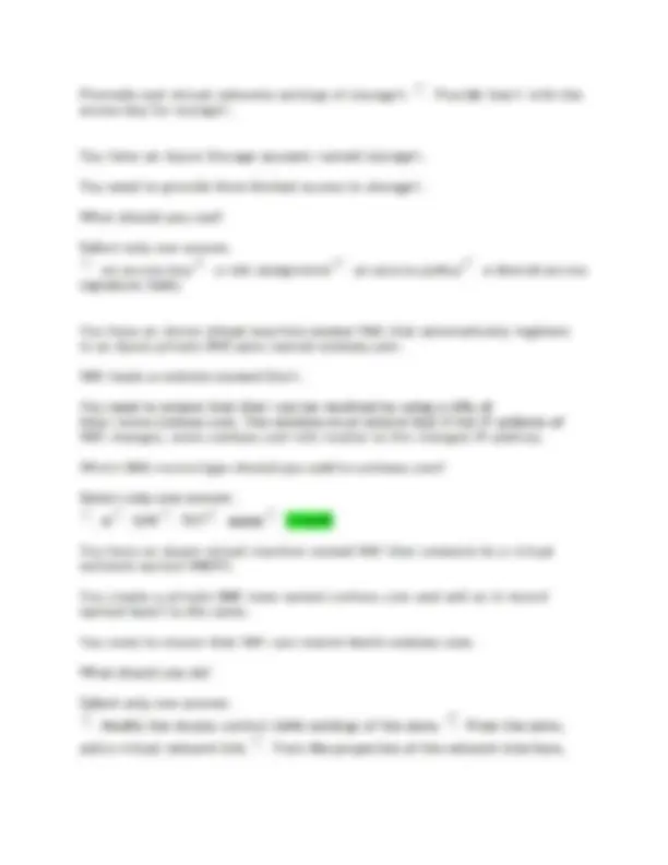 Az 104 Renewal Exam Questions and Answers | Exams Web Programming and ...