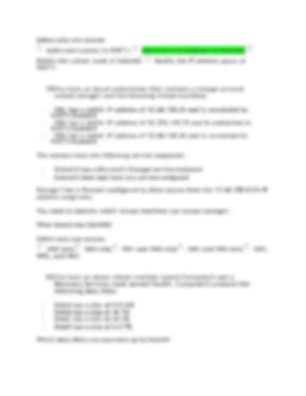Az 104 Renewal Exam Questions and Answers | Exams Web Programming and ...