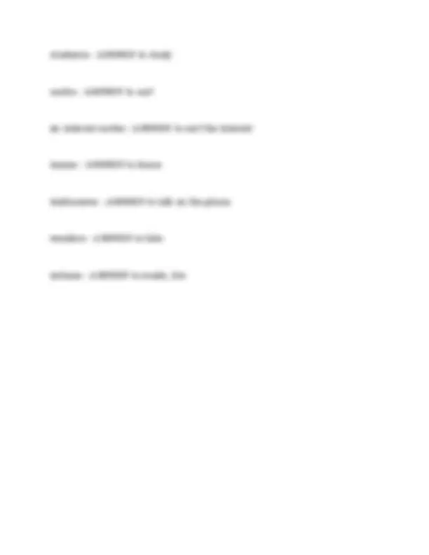 German verbs Exam Questions With Correct Answers | Exams German ...