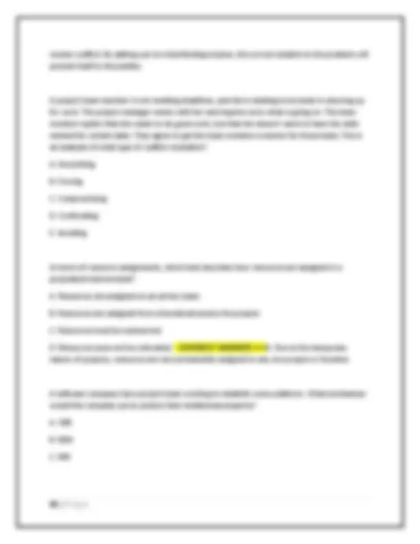 Project Management Exam Questions and Answers 2025-2026 | Exams Nursing ...