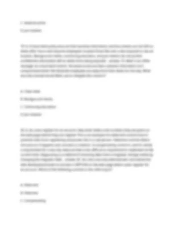 SEC+ Governance, Risk, and Compliance (GRC) Practice Questions | Exams ...