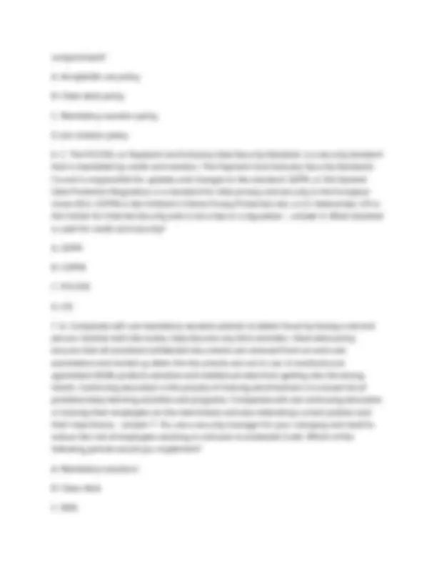 SEC+ Governance, Risk, and Compliance (GRC) Practice Questions | Exams ...
