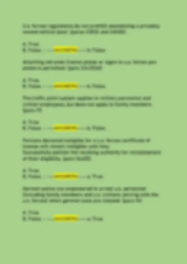 U.S. FORCES DRIVERS TRAINING PROGRAM (ACTUAL 2025/2026) FOR EUROPE ...