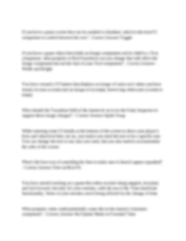 Unity Certified Programmer Exam: Mock Test Questions and Answers ...