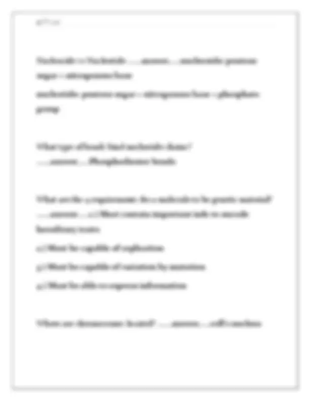BIOD 210 Genetics Final Exam 2025 – Comprehensive Questions & Detailed ...