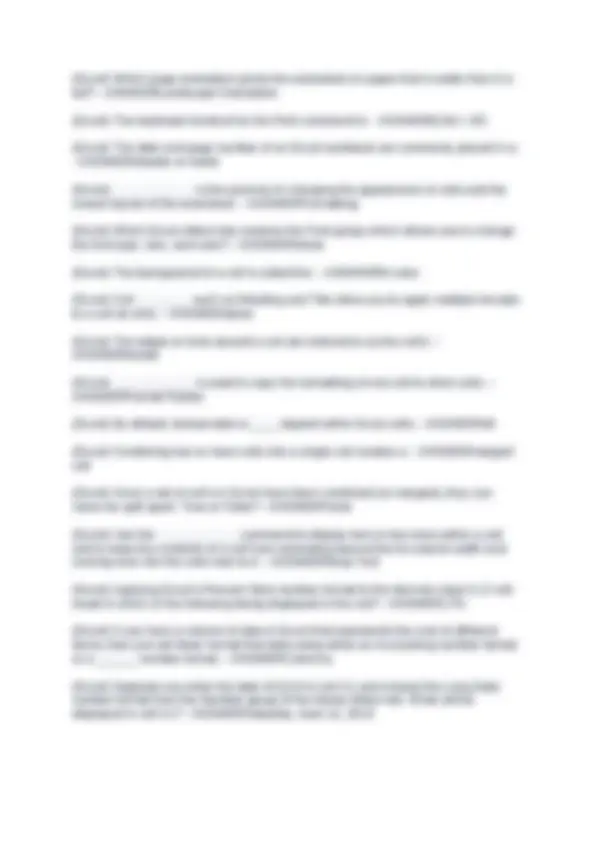 CGS 1060 Computer Fundamentals: Questions and Answers Study Guide ...