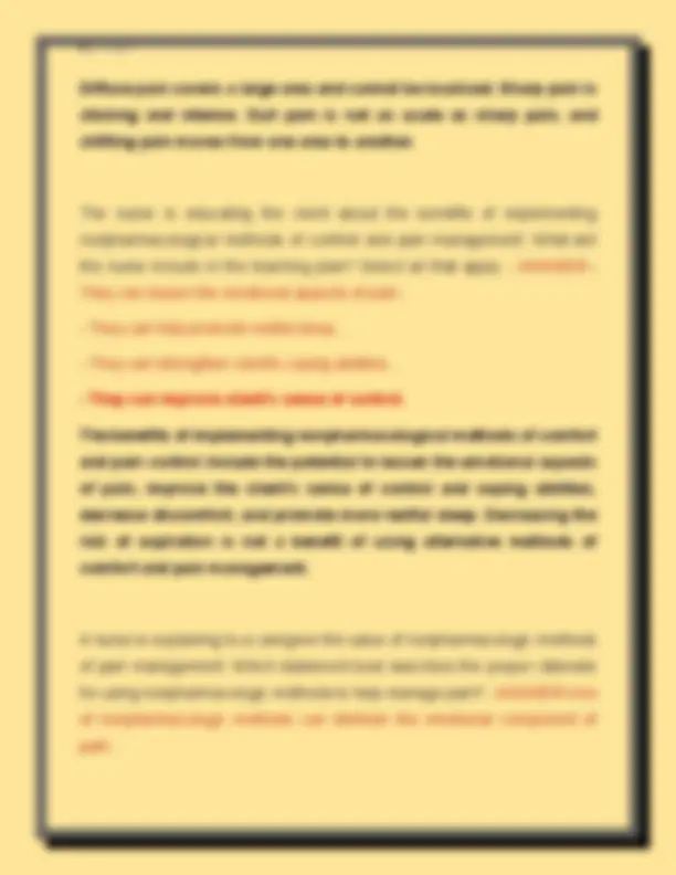NUR 105 Final Exam – Verified 2025 Edition with 100 Detailed Questions ...
