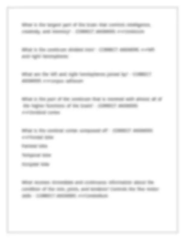 Med Surg Exam #2 WKU Nursing QUESTIONS WITH ANSWERS | Exams Nursing ...