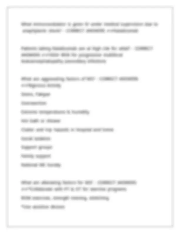 Med Surg Exam #2 WKU Nursing QUESTIONS WITH ANSWERS | Exams Nursing ...
