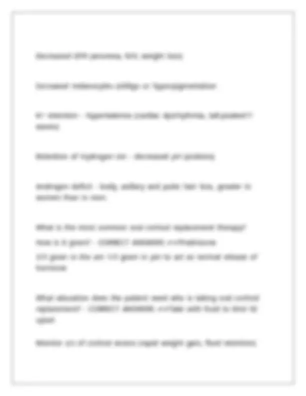 Med Surg Exam #2 WKU Nursing QUESTIONS WITH ANSWERS | Exams Nursing ...