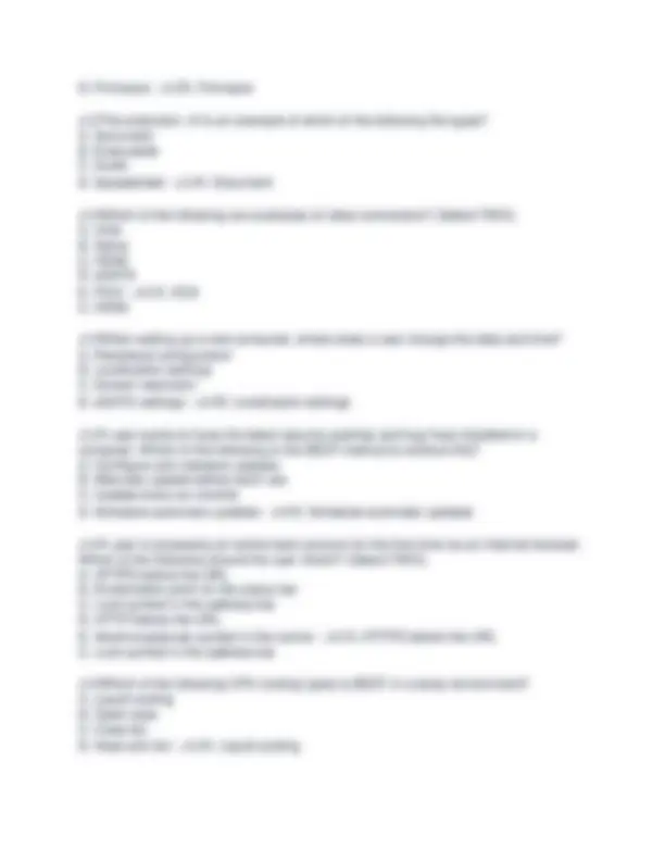 IT Fundamentals Exam Questions and Solutions 2025/2026 | Exams ...