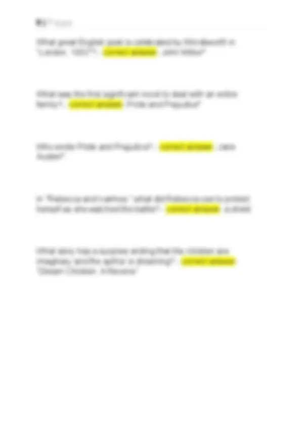 ABEKA ENGLISH LITERATURE TEST 9 (NINE-WEEK EXAM) 2025 UPDATED EXAM ...