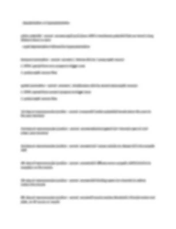 Chamberlain bios 252 exam 1 with correct answers | Exams Nursing | Docsity