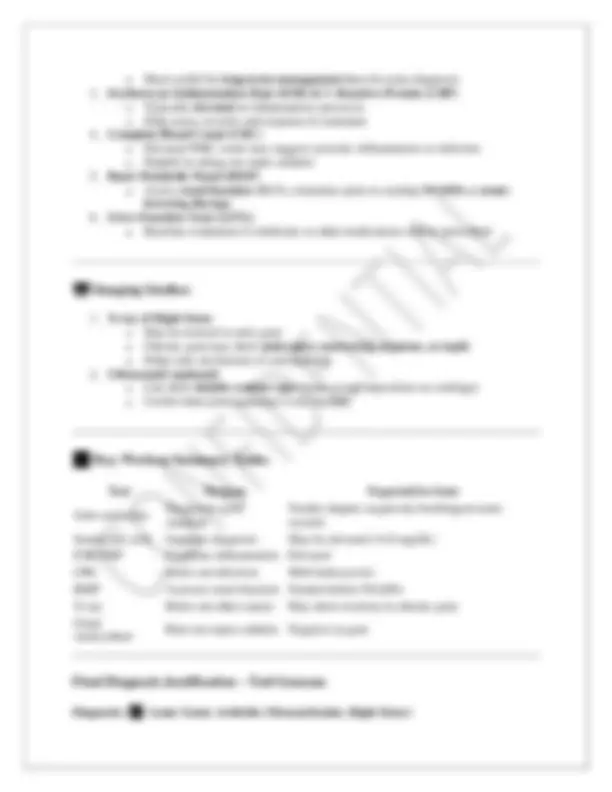 Gouty Arthritis Case Study: Diagnosis and Management | Exams Nursing ...