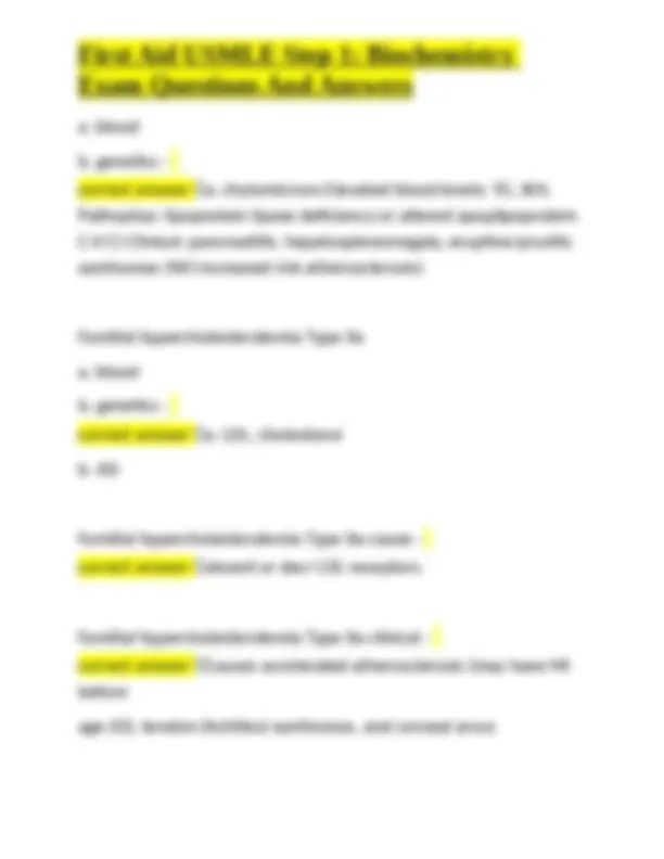 Biochemistry USMLE Step 1 Exam Q&A: DNA, RNA, and Protein Synthesis ...
