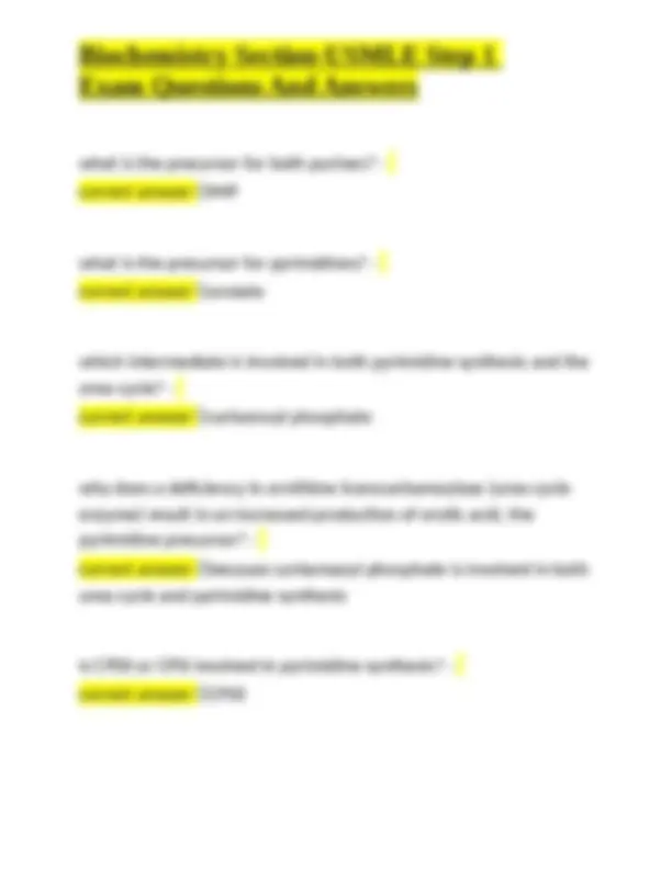 Biochemistry USMLE Step 1 Exam Q&A: DNA, Genetics, and Enzymes | Exams ...