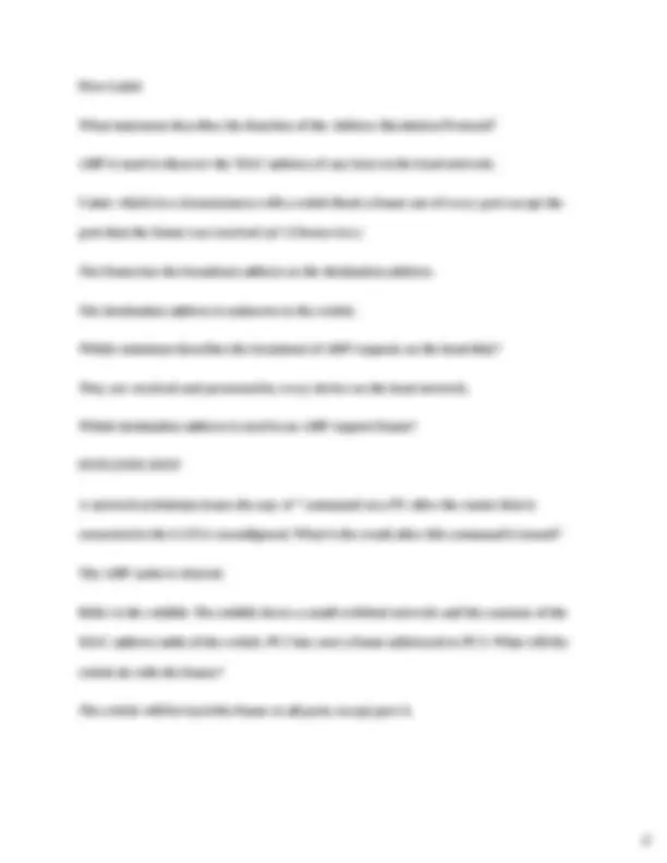 Gam495 Module 8 CCNA v7 Modules 8-10: Network Communication Exam Q&A | Exams Nursing ...