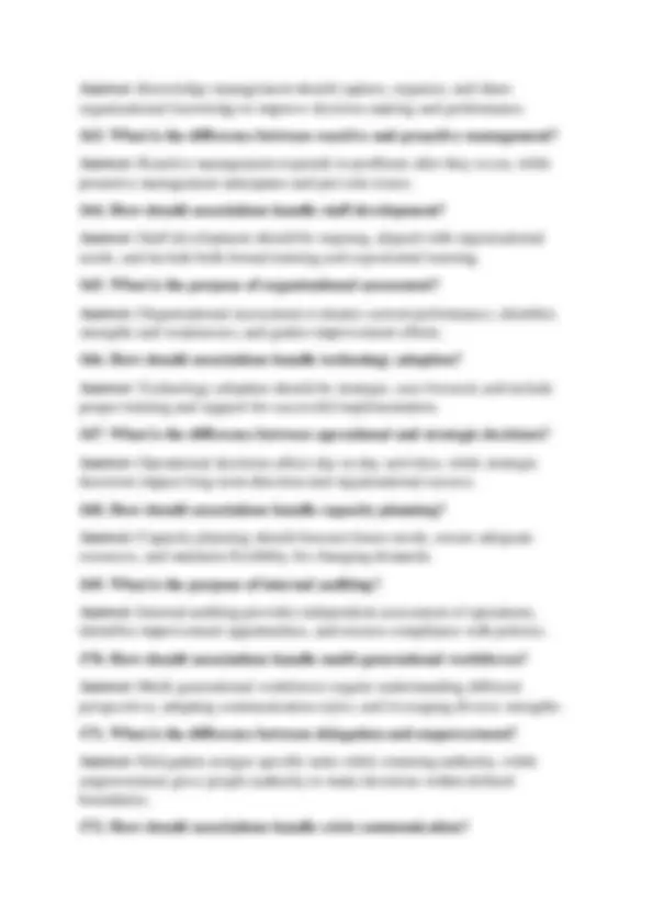 Cae Questions CAE (CERTIFIED ASSOCIATION EXECUTIVE) EXAM QUESTIONS AND % VERIFIED ...