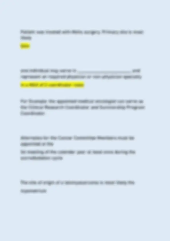 Cancer Database Questions Cancer Registry Management: Questions and Solutions for ODS 2025 ...