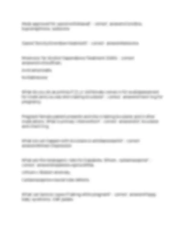 PMHNP Fitzgerald Review Questions exam with correct answers. | Exams ...
