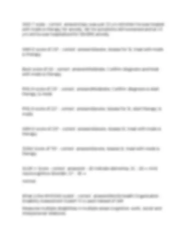 PMHNP Fitzgerald Review Questions exam with correct answers. | Exams ...