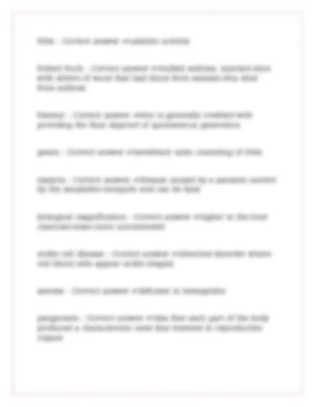 Biology Final Exam Review: Key Concepts and Definitions | Exams Biology ...