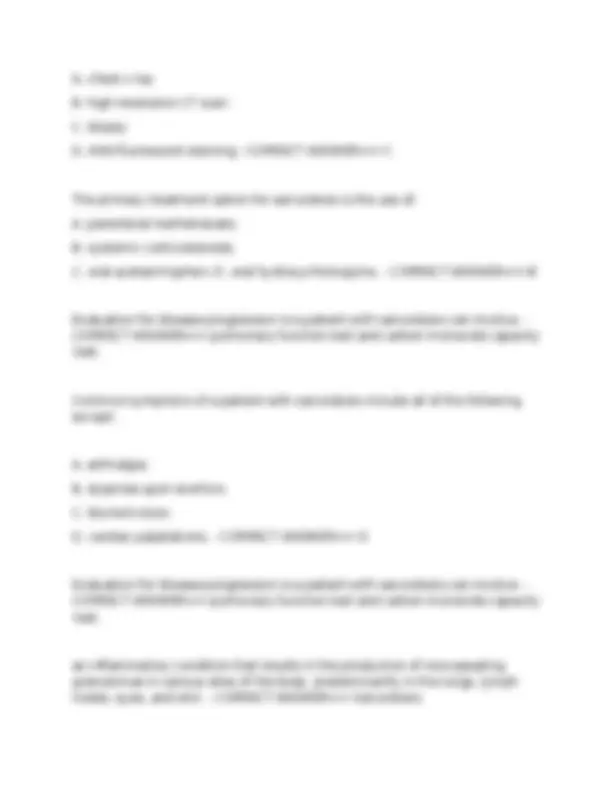 Musculoskeletal FNP review Fitzgerald Exam Questions With Correct ...