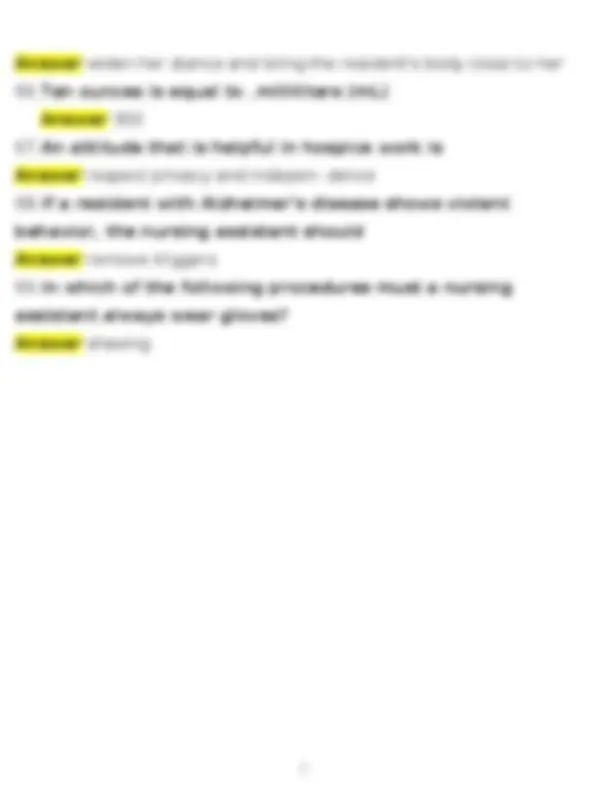 CNA Practice Exam Latest 2025 Actual Questions and Verified Answers ...