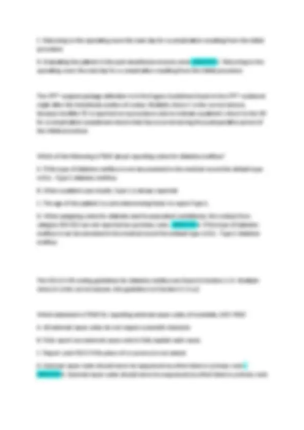 CPT Coding Practice Questions and Answers (2025 Update) | Exams ...