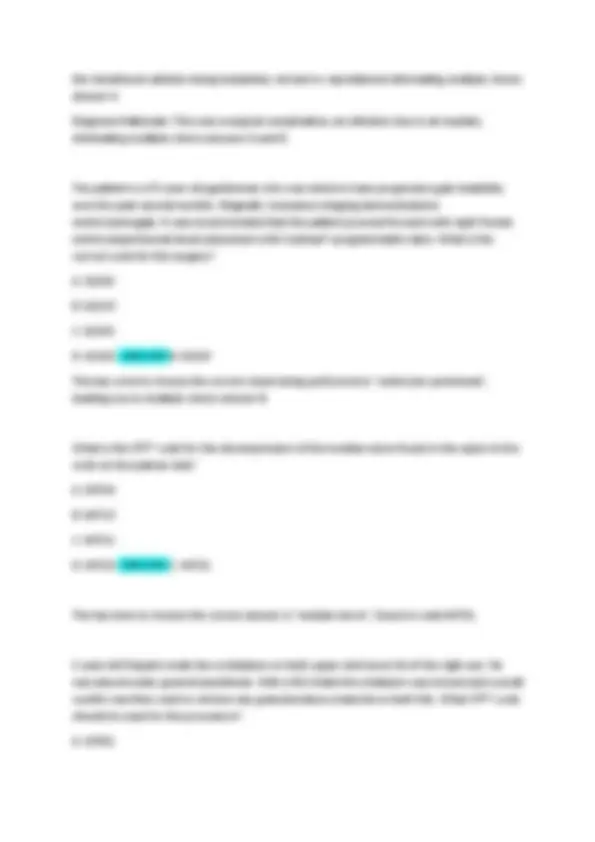 CPT Coding Practice Questions and Answers (2025 Update) | Exams ...