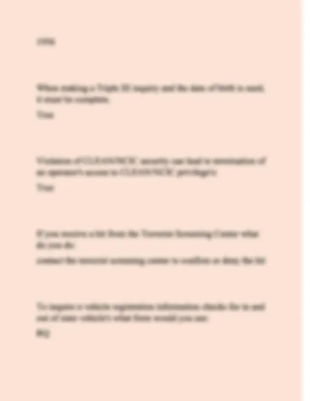 Clean Certification Test CLEAN CERTIFICATION FINAL TEST STUDY GUIDE 2025 2026 ACCURATE QUESTIONS ...