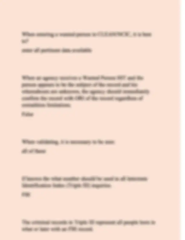 Clean Certification Test CLEAN CERTIFICATION FINAL TEST STUDY GUIDE 2025 2026 ACCURATE QUESTIONS ...
