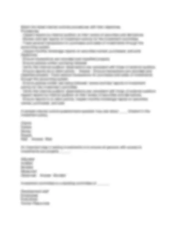 ACCT 492 Exam 2 Review Questions: Auditing and Internal Controls ...