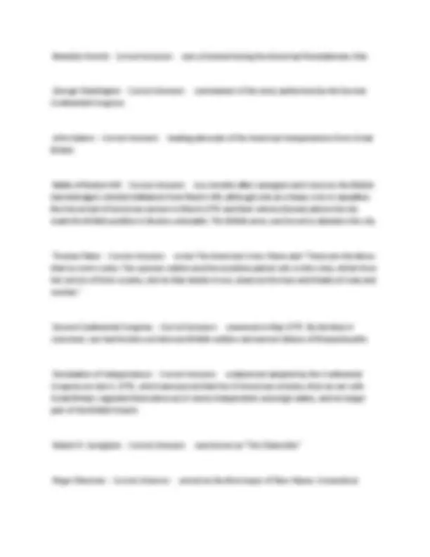 US History 1301 Exam 1 Ques ons and answers NEWEST RATED A+ 2025/2026 ...