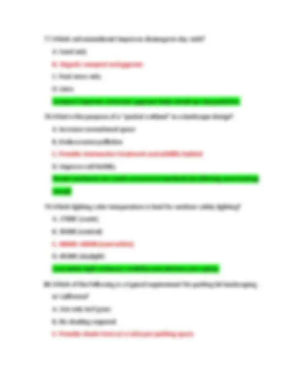 California Landscape Architect Licensing Exam Test Questions And ...