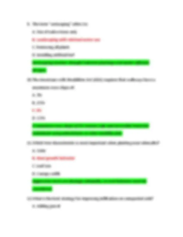 California Landscape Architect Licensing Exam Test Questions And ...