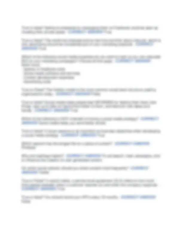 HUBSPOT SOCIAL MEDIA CERTIFICATION EXAM 2024 2025 ACTUAL EXAM WITH