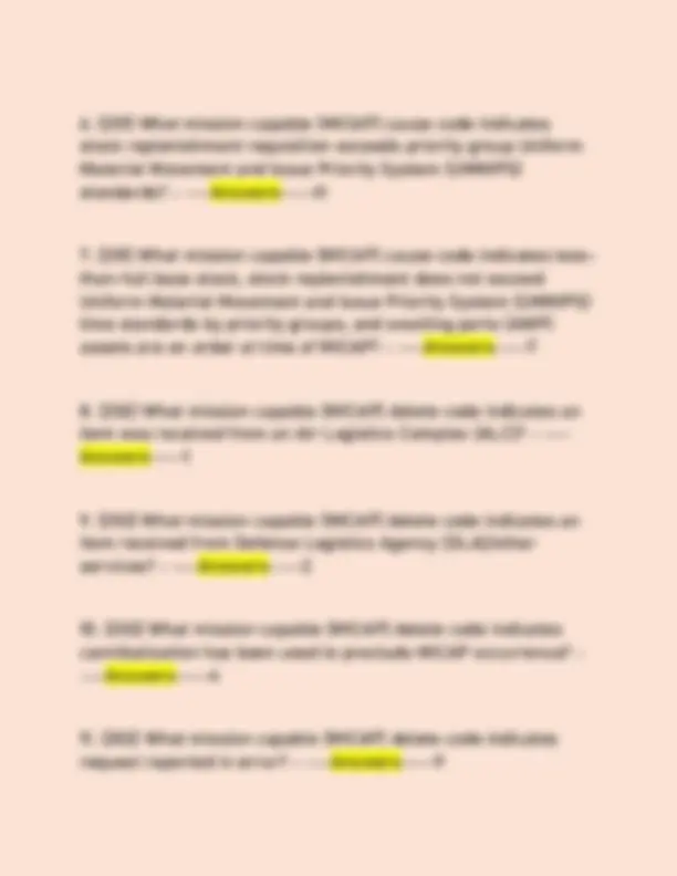 7 LEVEL CDC 2S071 EDIT CODE 8 NEWEST ACTUAL 2025/2026 EXAM WITH ...