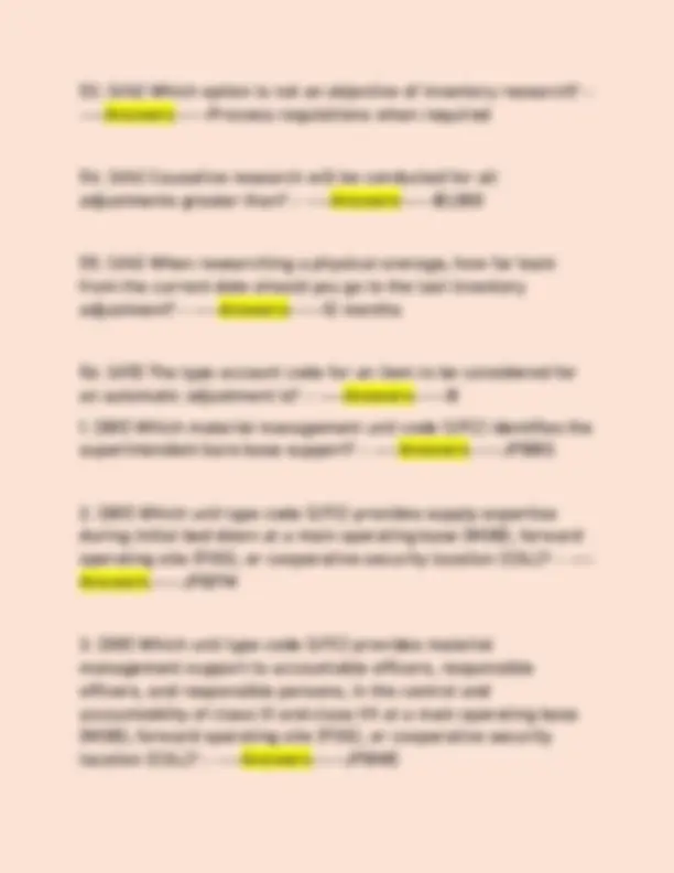 7 LEVEL CDC 2S071 EDIT CODE 8 NEWEST ACTUAL 2025/2026 EXAM WITH ...