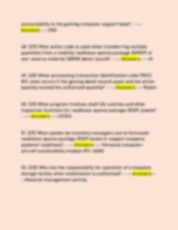 7 LEVEL CDC 2S071 EDIT CODE 8 NEWEST ACTUAL 2025/2026 EXAM WITH ...