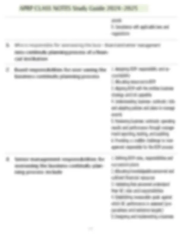 Aprp APRP Accredited Payments Risk Professional Nacha APRP CLASS NOTES Study ...