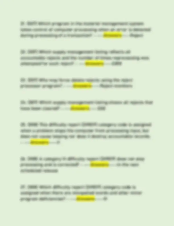 7 LEVEL CDC 2S071 EDIT CODE 8 EXAM QUESTIONS AND ANSWERS 100% PASS ...