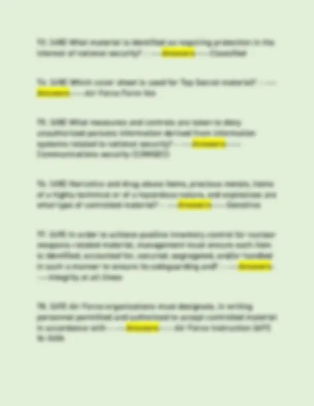 7 LEVEL CDC 2S071 EDIT CODE 8 EXAM QUESTIONS AND ANSWERS 100% PASS ...