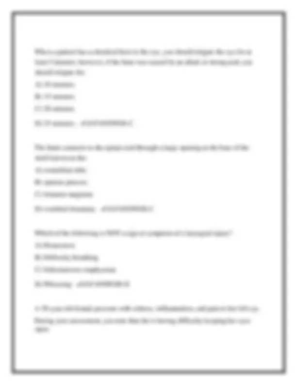 EMT Final Exam Study Guide Questions 2025 – Latest Updated with ...