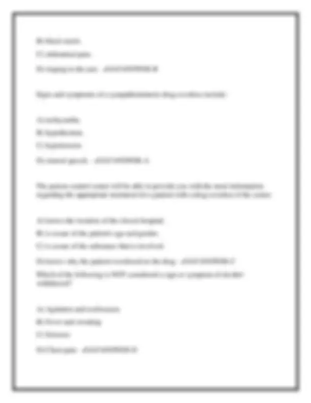 EMT Final Exam Study Guide Questions 2025 – Latest Updated with ...