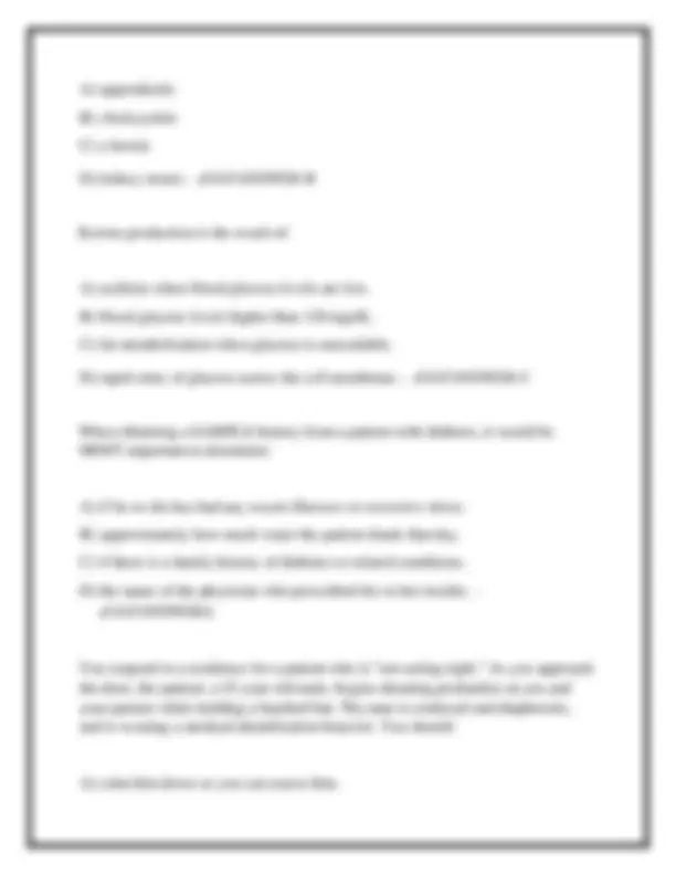 EMT Final Exam Study Guide Questions 2025 – Latest Updated with ...