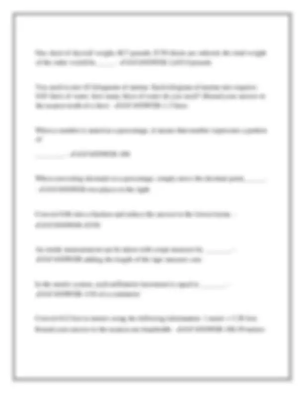 NCCER Module 00102-15 Introduction to Construction Math Exam 2025 ...