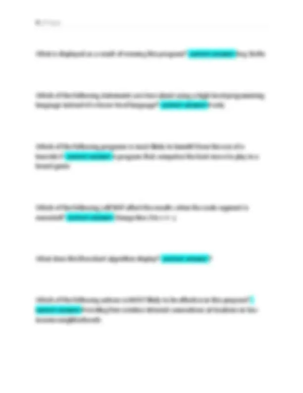 APCSP Practice Exam: Actual Questions with Answers 2025 | Exams Nursing ...