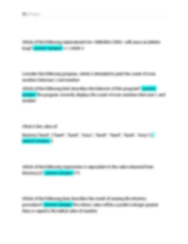 APCSP Practice Exam: Actual Questions with Answers 2025 | Exams Nursing ...