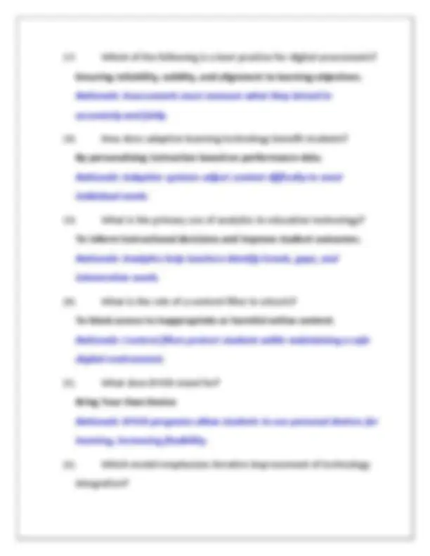 Florida Educational Technology Specialist Exam: Practice Questions and ...